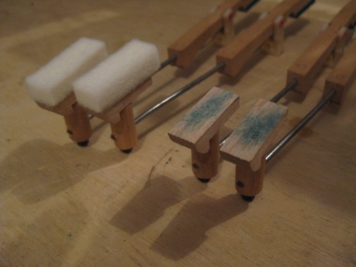 Replacing Damper Felts